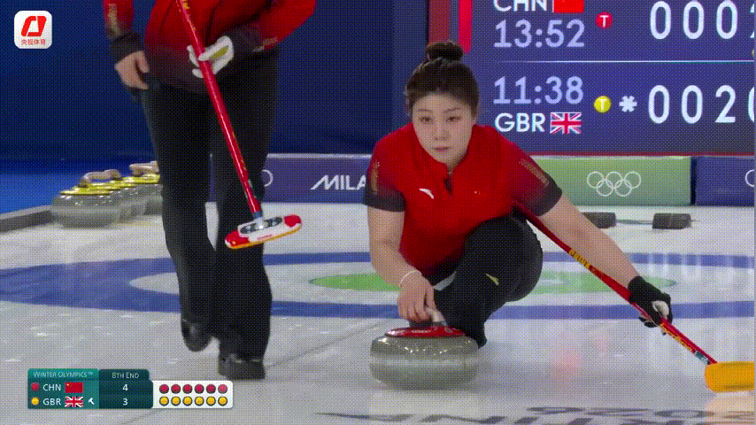 【奥运冰壶】复盘中英女队大战，中国队赛前投LSD没投过，先手开场。第一局是中国先