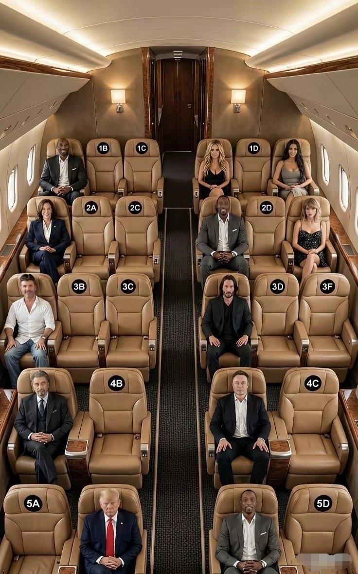 要坐10个小时的飞机，你会选哪个座位？
.