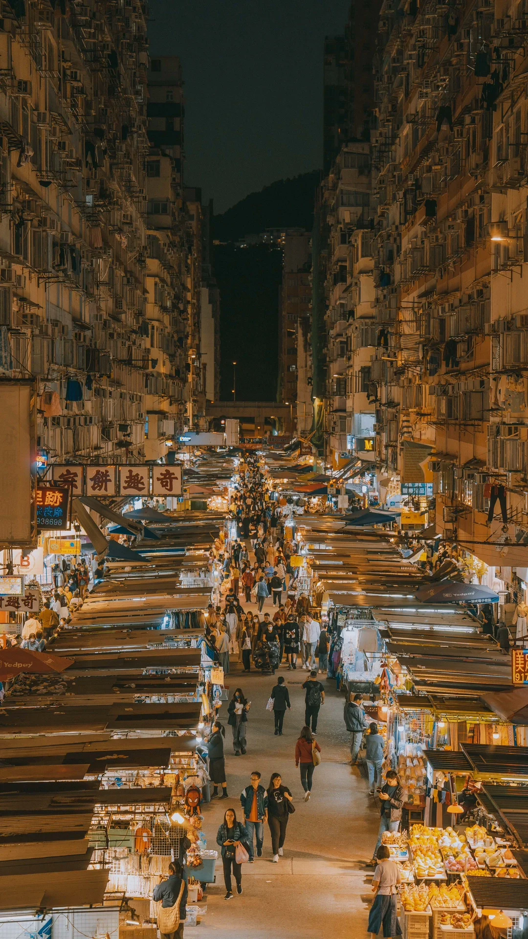 香港旺角天桥，街景太值得打卡了！
