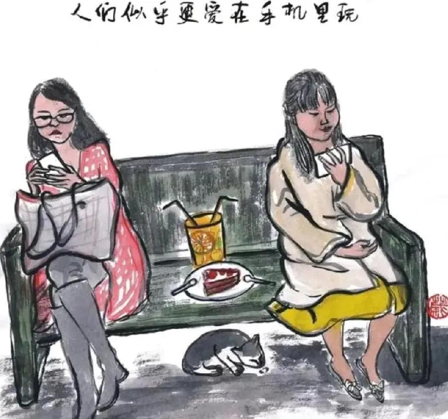 同事小姐姐说：“她想变成渣女。”

她老公一句：“天气太热，
你还是先把头发扎起
