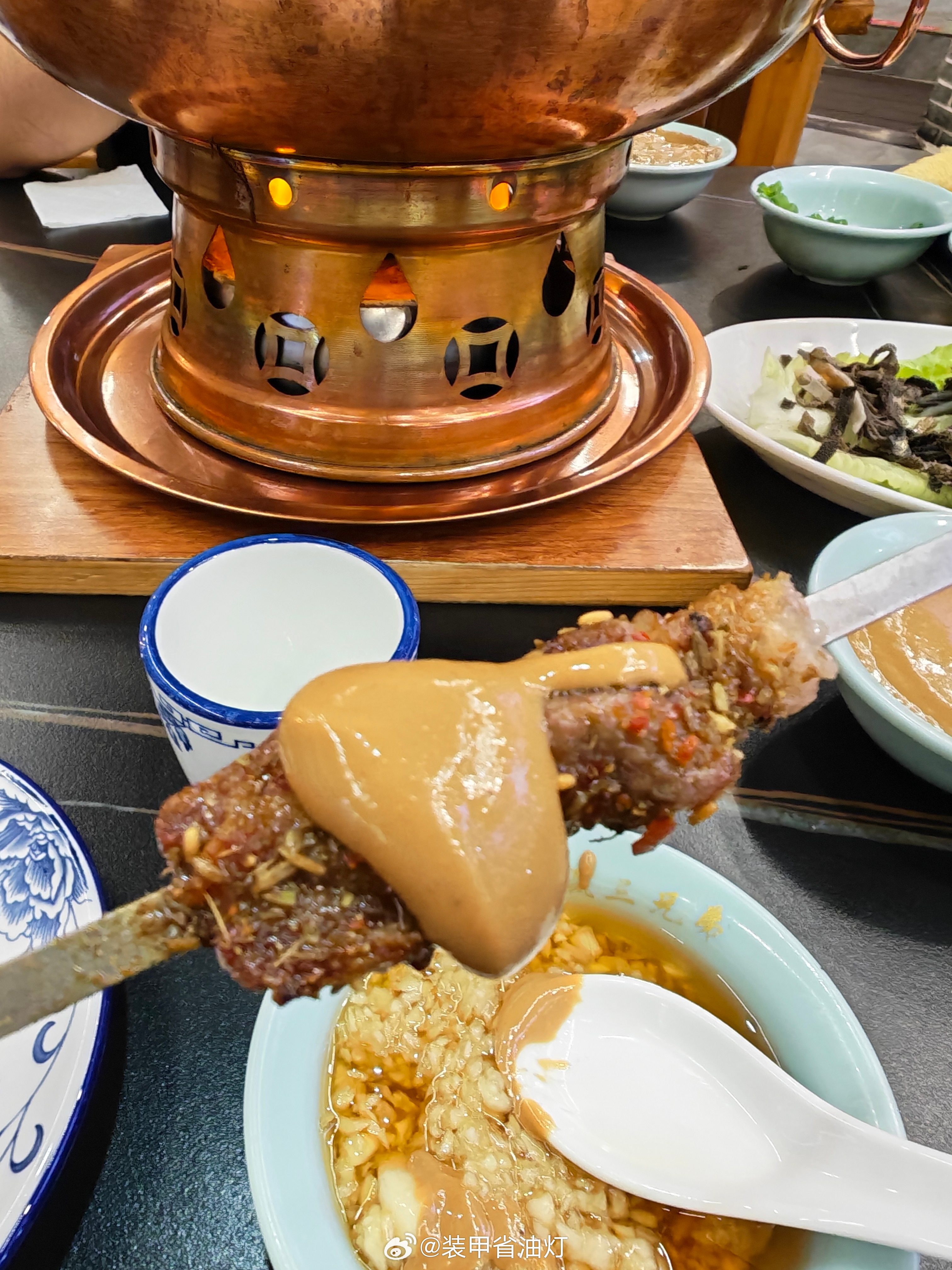 麻酱蘸羊肉串 保定·东湖公园