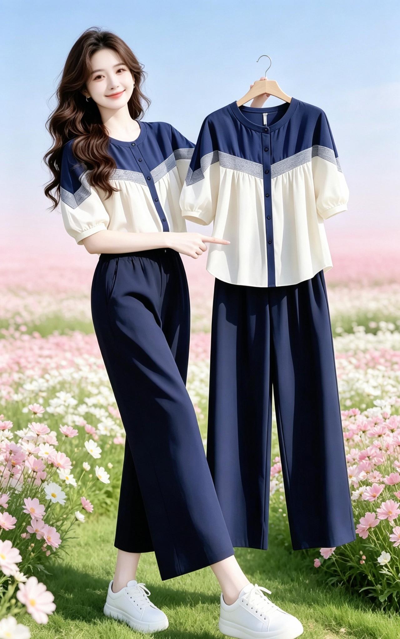 10. 夏日穿搭参考 韩系氛围感穿搭 夏天就爱这种清清爽爽的穿搭 减龄又显瘦的夏