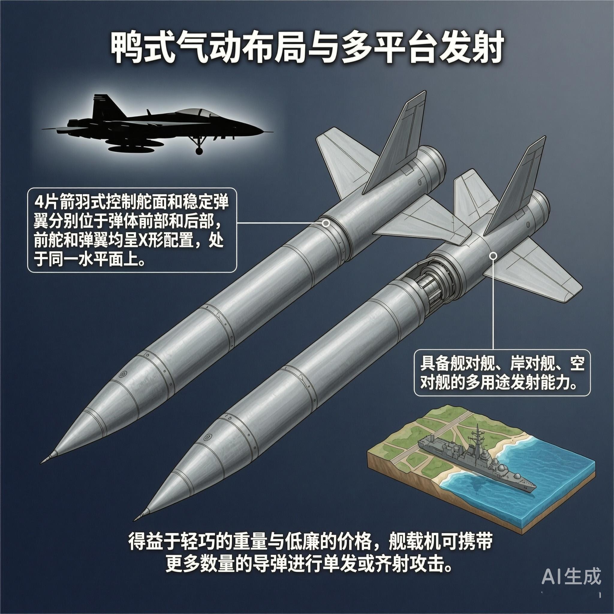 军事ai新视野 美国AGM-119“企鹅”反舰导弹“企鹅”（Penguin）反舰