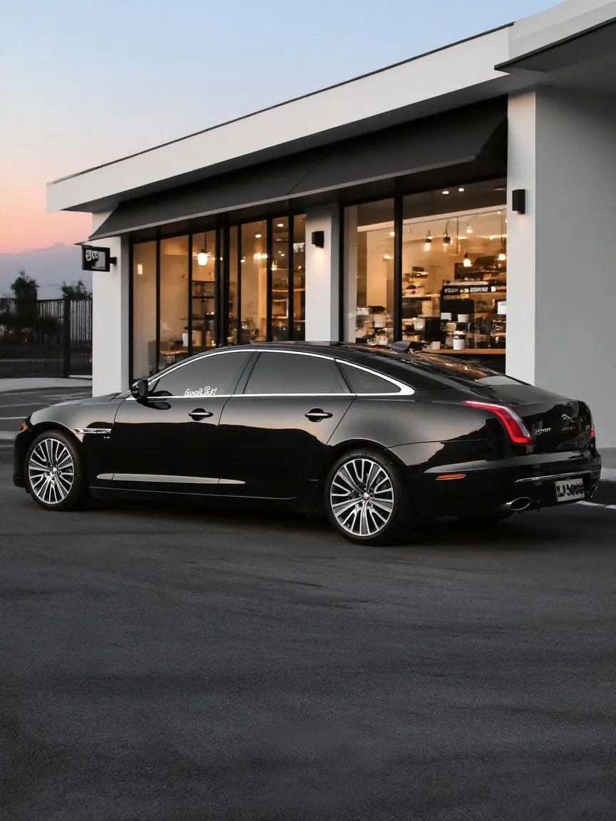 Black Jaguar XJ50。