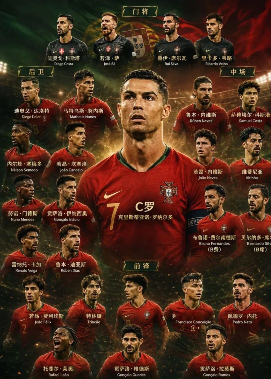 每天带你了解世界杯！
葡萄牙VS乌兹别克斯坦
 
2026美加墨世界杯小组赛，欧