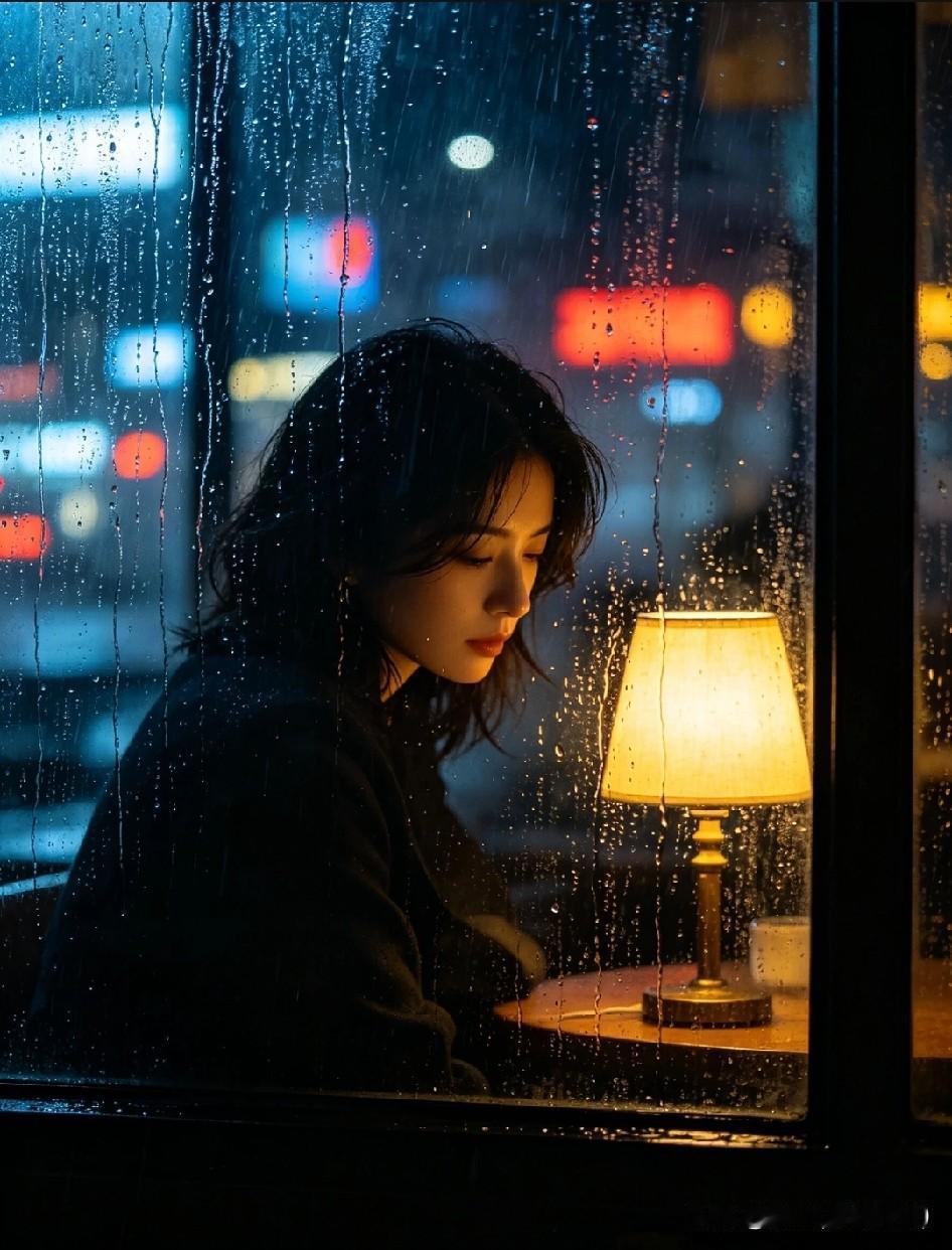 伤心的雨
文/刚柔

窗外飘着伤心的雨
像极了那夜无言的离别
每一滴，都敲在心上