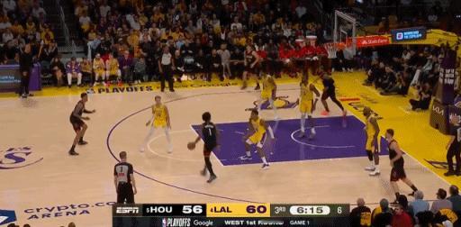 艾顿加油，跟他们拼了。火箭vs湖人