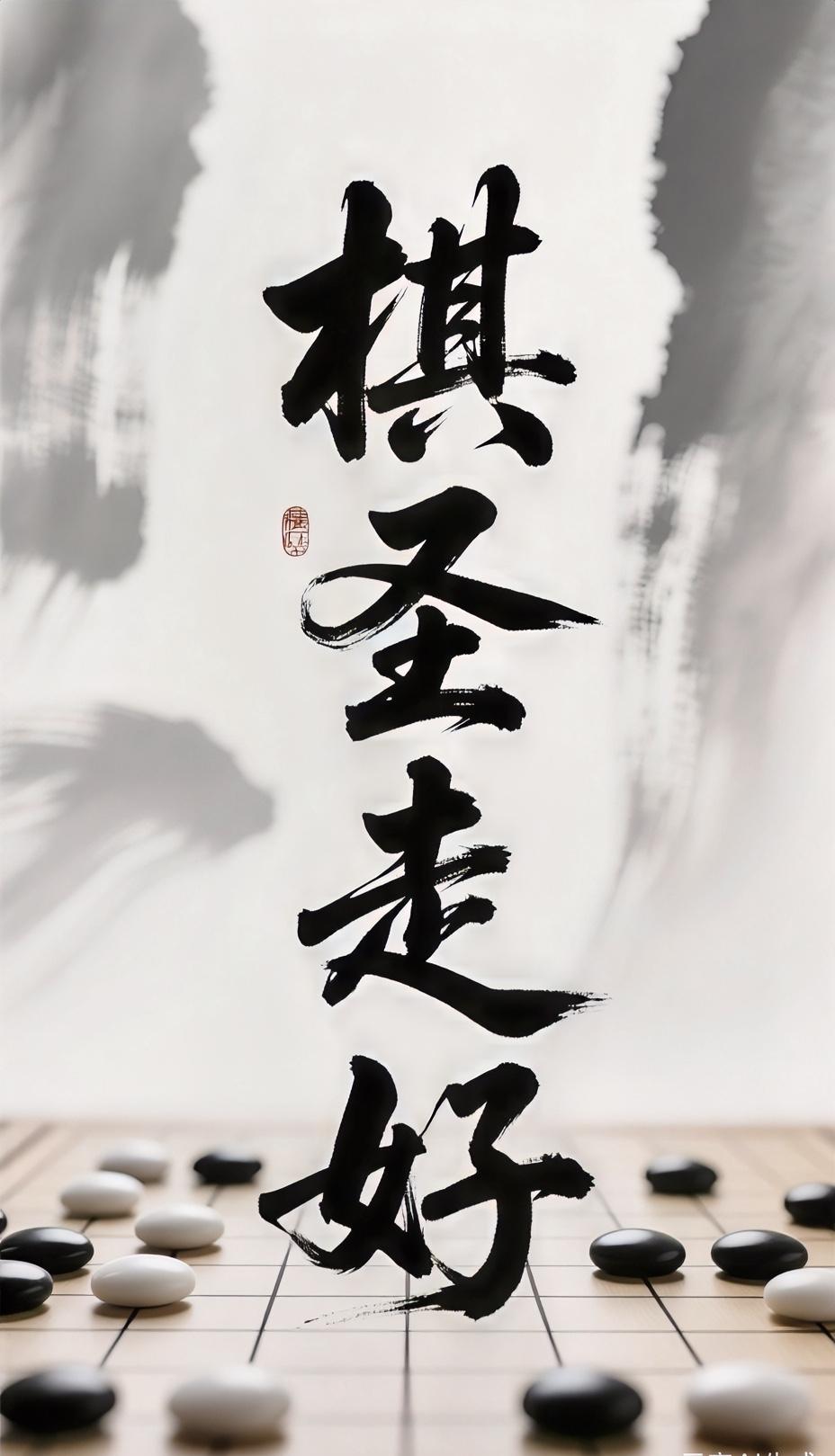 为中华棋圣聂卫平写挽联——

落子无痕，山河藏宇宙
归云有迹，天地耀星辰

[祈