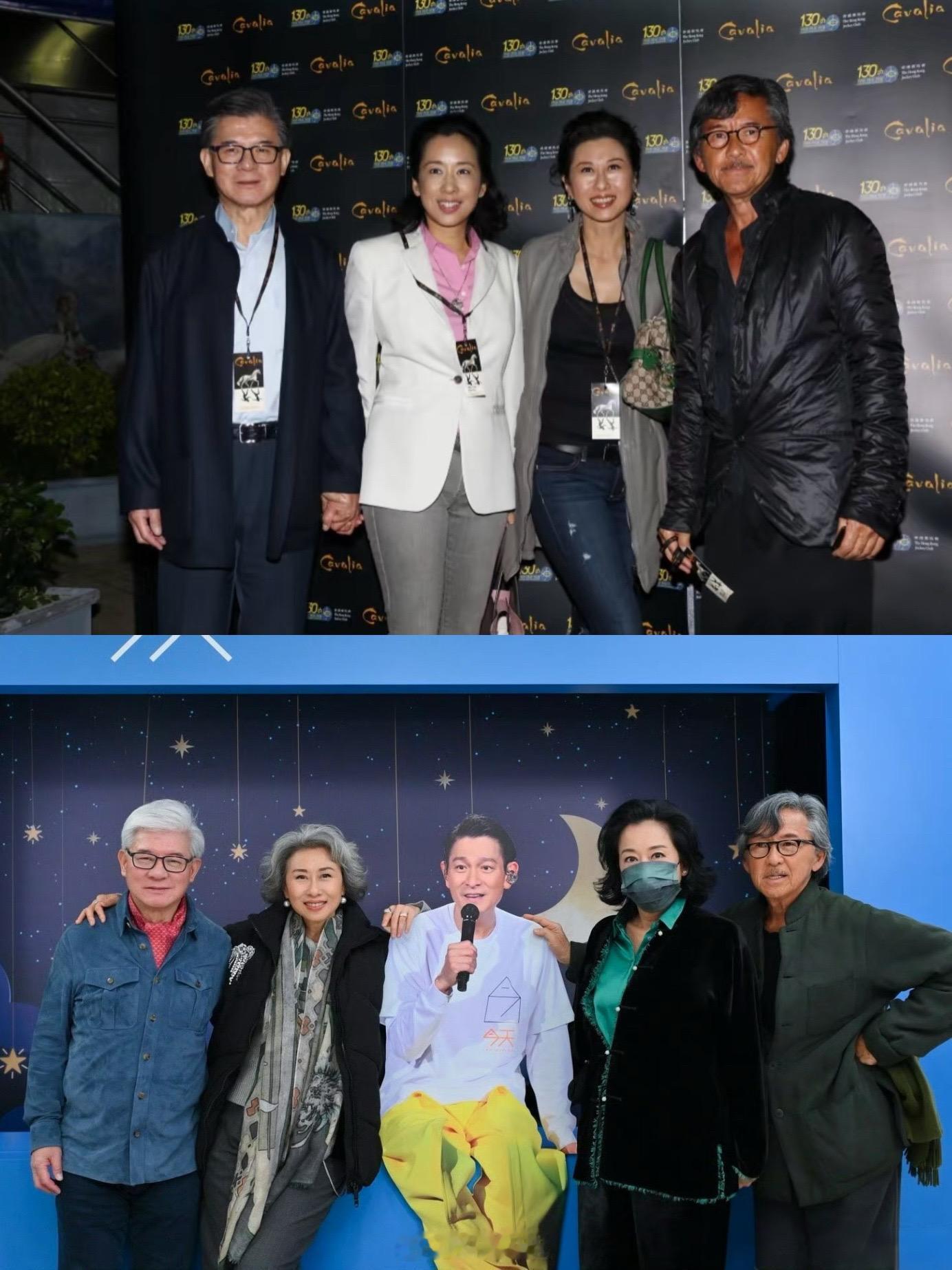 刘德华香港第十五场演唱会，林子祥、叶蒨文、朱玲玲到场支持 