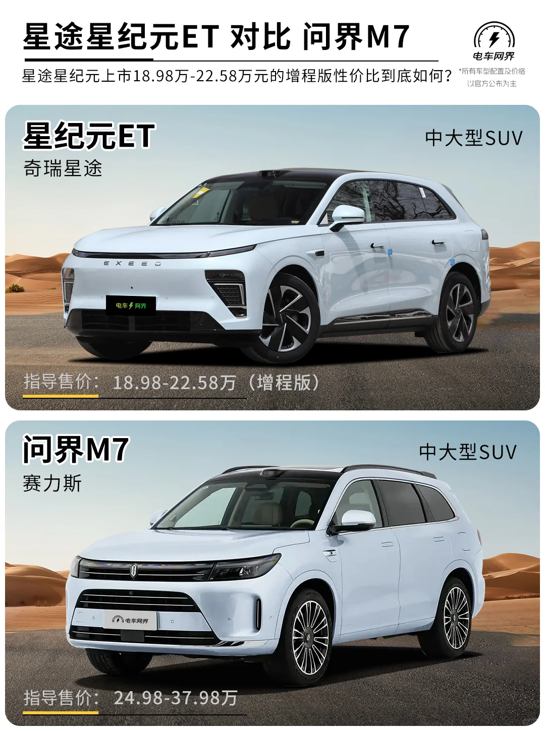 星纪元et对比问界m7