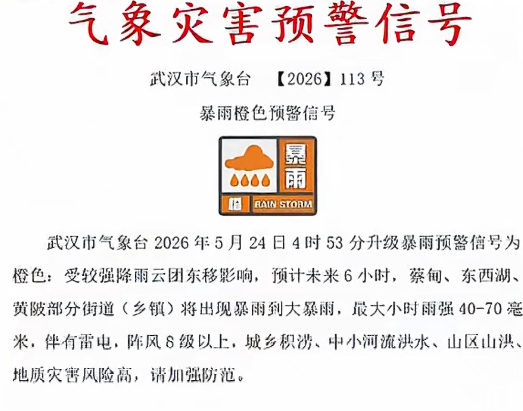 武汉停课停业这是咋的啦，怎么感觉四处都在下暴雨⛈️，家人们非必要不出门，注意安全