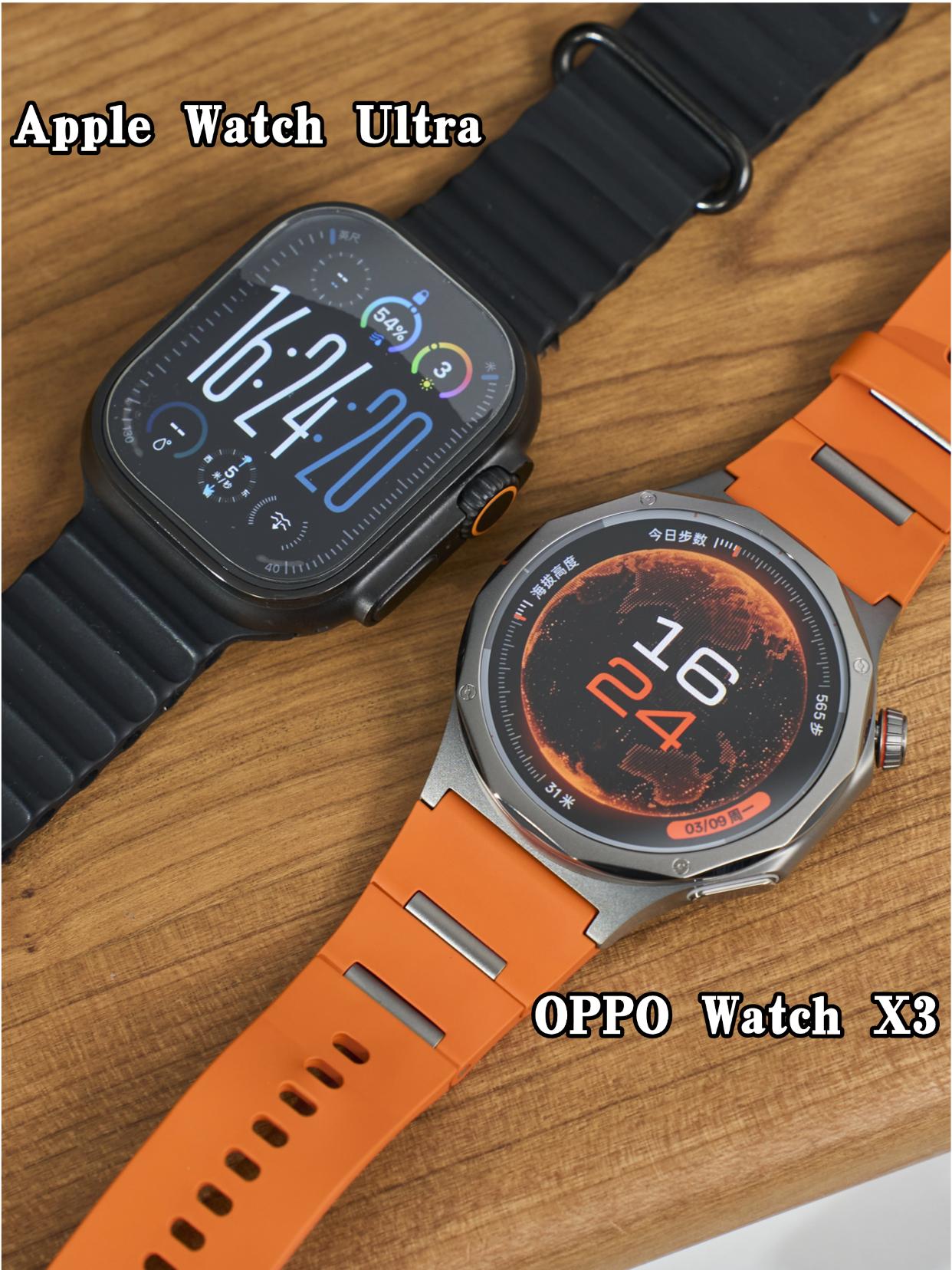 都是钛金属手表，OPPO和苹果哪个更好看？

没想到嗷，新款OPPO Watch