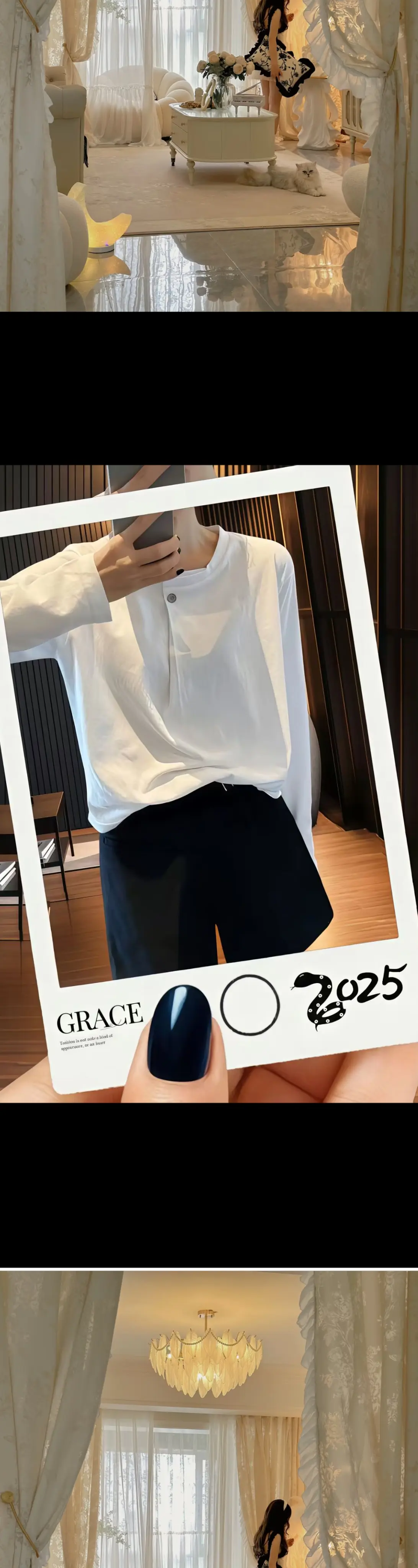 这件打底衫美到我心巴上.谁懂啊家人们，上身直接被惊艳住它是那种简约又高...