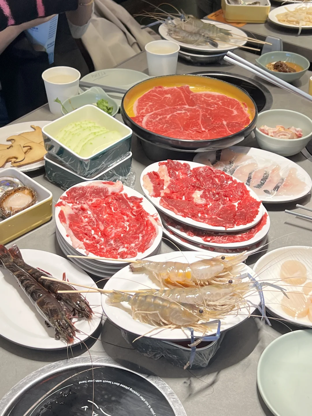 急头白脸在鲜煮又炫了一顿