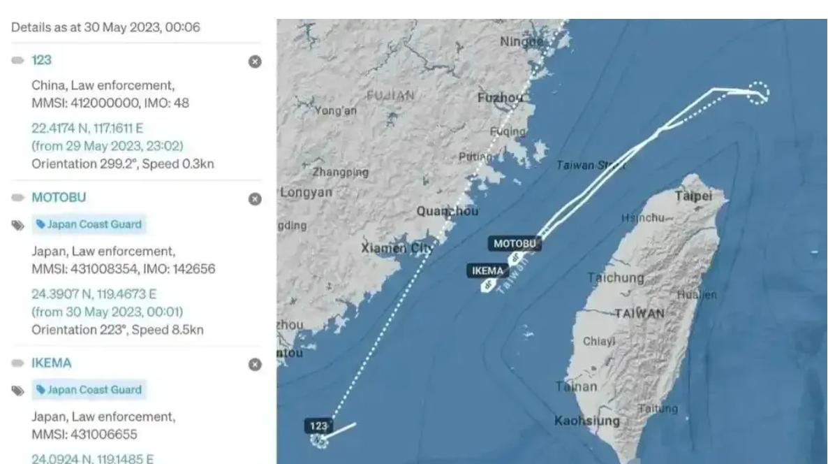 我们也能以躲避台风的理由进入琉球的港口！日本共同社7月13日报道称，日本海上保安