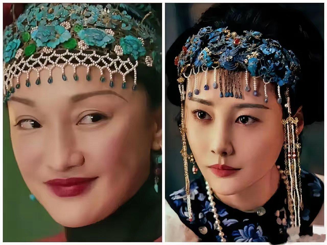 李纯和周迅同款額饰，为什么两个人给观众的感觉就是不一样？李纯是今年拍的《大生意人