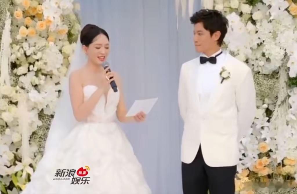 #陈乔恩婚礼哭了#她说：最好的人也许会来的晚一点，但你来了……先前陈乔恩曾被媒体