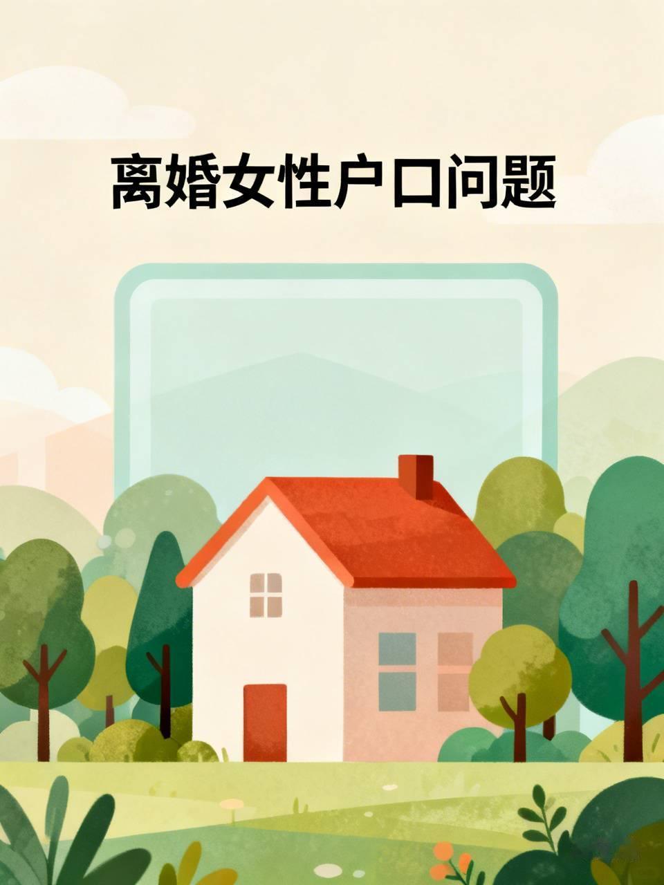 离婚率越来越高，离婚女性户口成了大问题，尤其农村女性，真的是泼出去的水，不能迁回