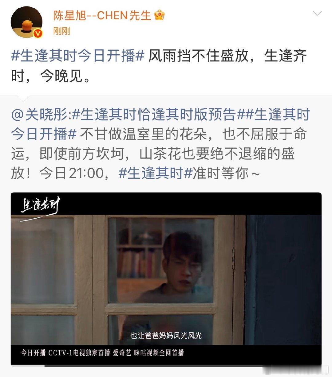 陈星旭宣传关晓彤新剧陈星旭为关晓彤新剧打call 陈星旭为关晓彤新剧打call 