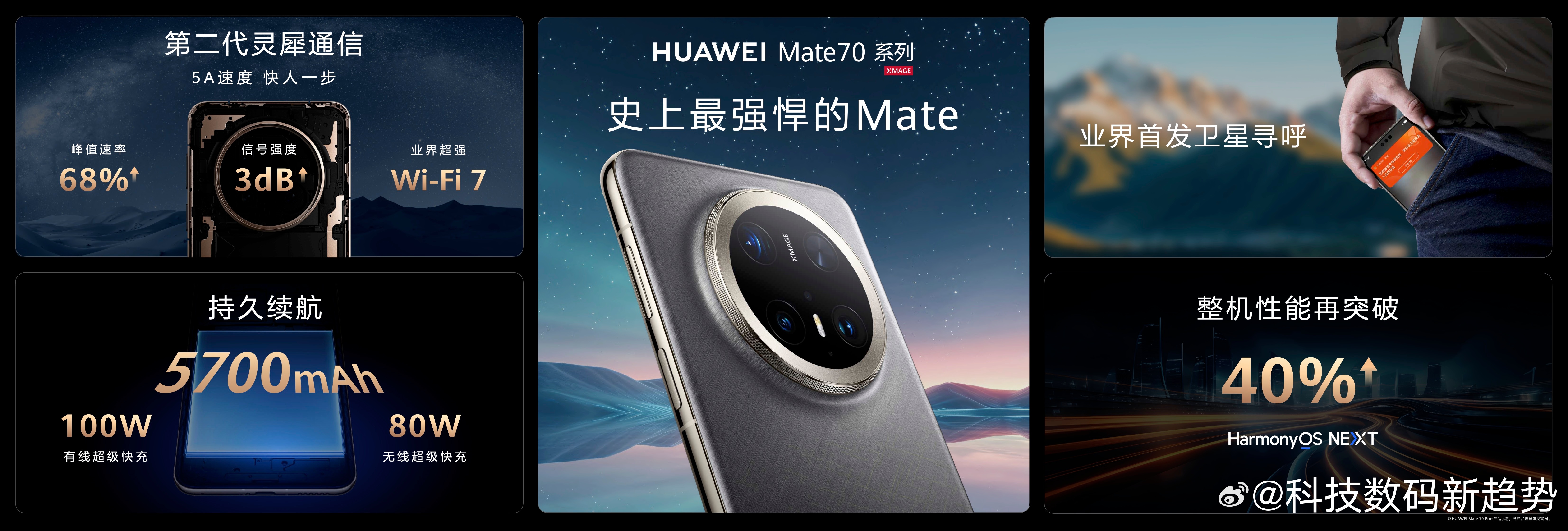 华为何刚现场展示Mate70强得飞起  今日华为Mate 70系列正式开售，何刚