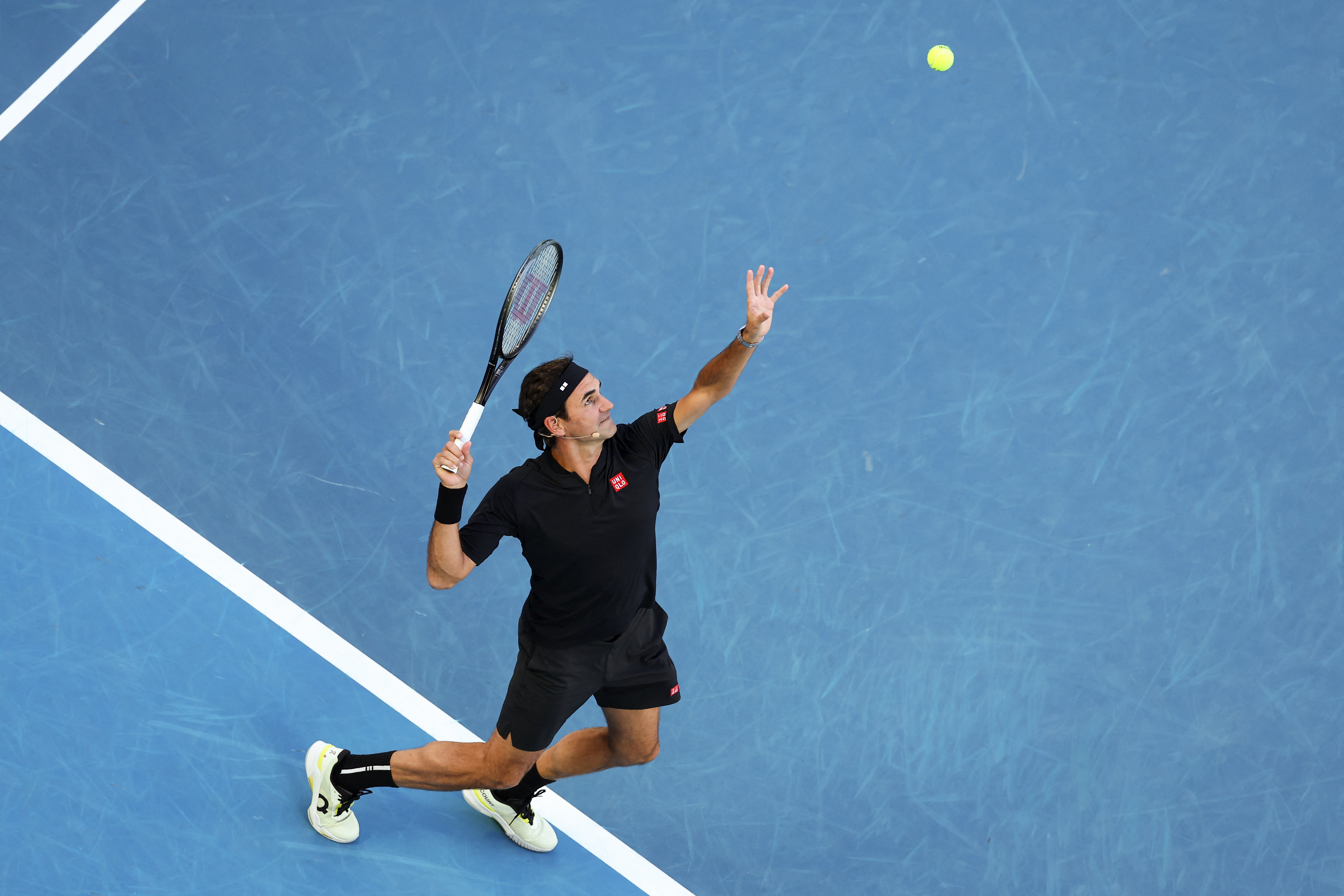 费德勒出席澳网开幕式 好久不见👋美网20262026澳网开幕式