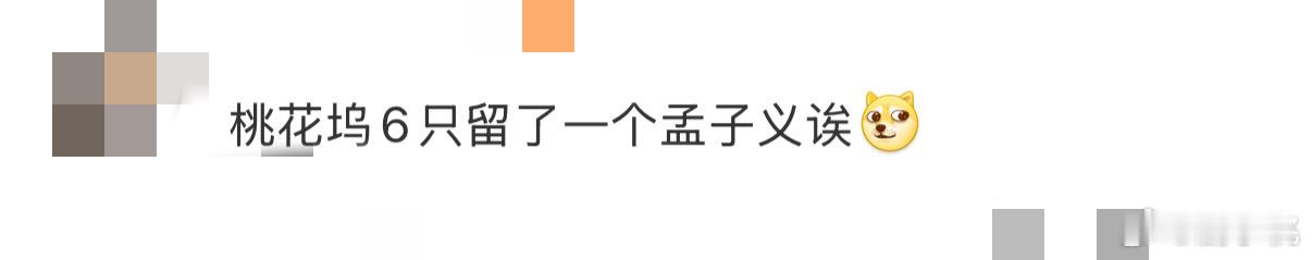 桃花坞6只留一个人就是孟子义看谢导说留孟子义是因为流量和综艺感双在线，突然觉得特