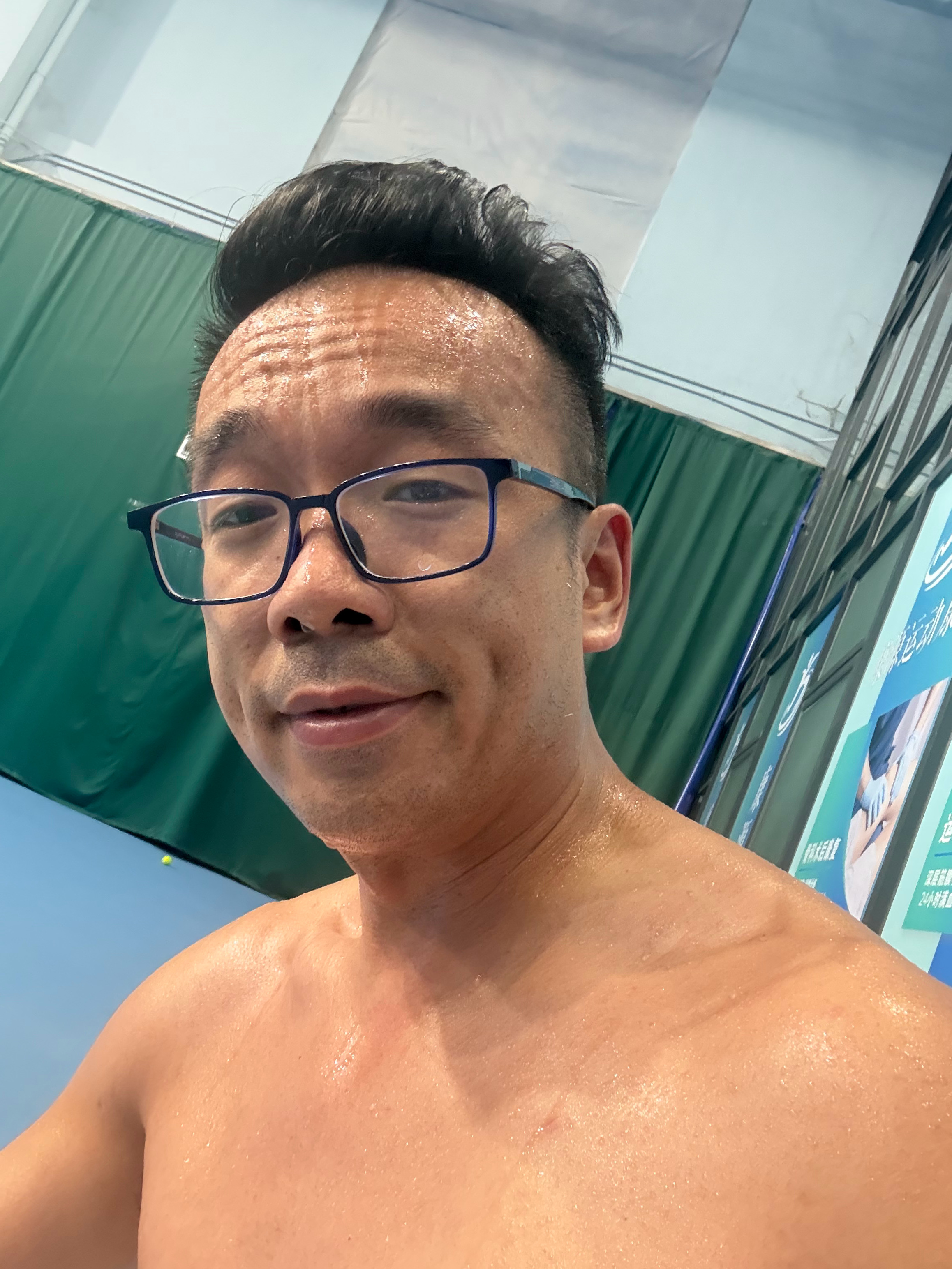 今天第二场训练，又两小时