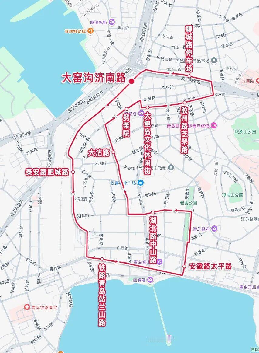 夏日生活打卡季青岛城运控股计划近期开通412路公交线路，由大窑沟济南路至安徽路太