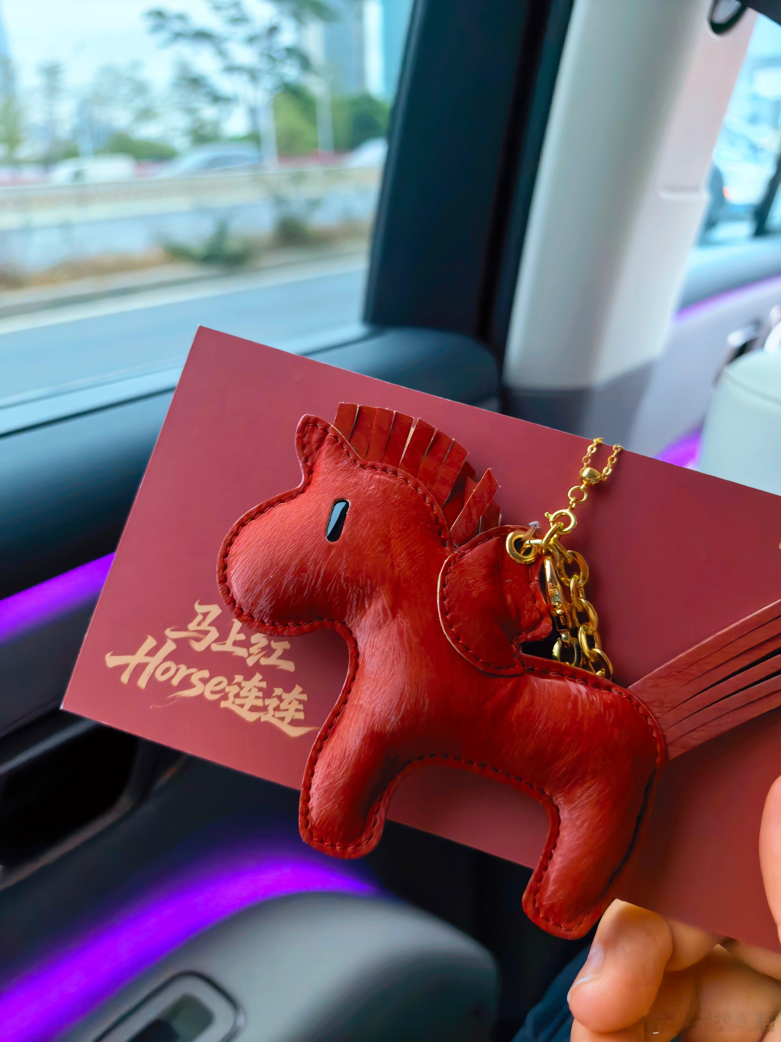 春节前最后一趟出差，来深圳参加荣耀Magic V6技术沟通会，收到了一匹赤兔马伴