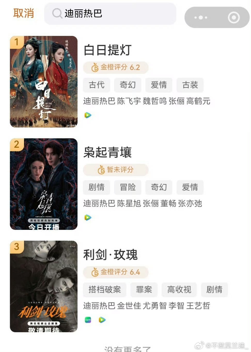 迪丽热巴主演的利剑玫瑰金橙评分昨天还8.1分今天降到6.4这个平台现在跟豆瓣也没