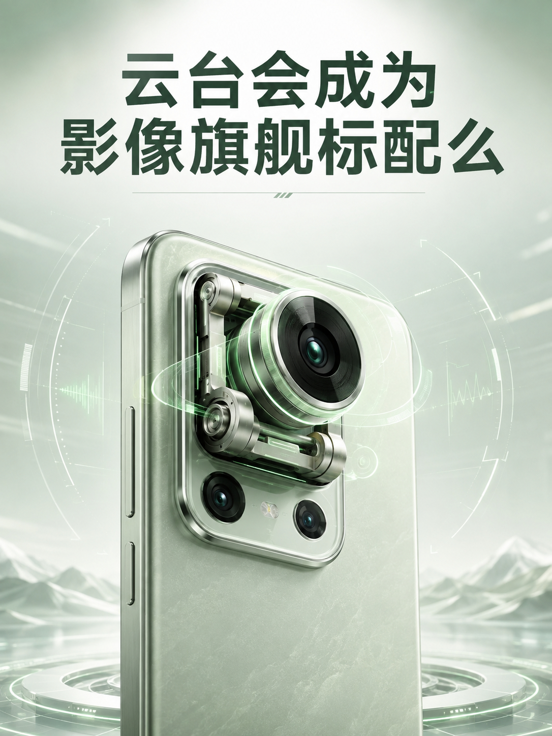 云台会成为影像旗舰标配么 手机影像这几年一直在卷参数，大底、长焦、高像素之后，大