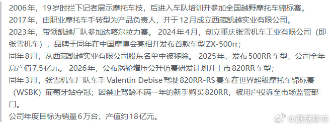 张雪机车禁止新手买车称希望少死人很难不支持而且本身就是高性能机车，新手真的控不住