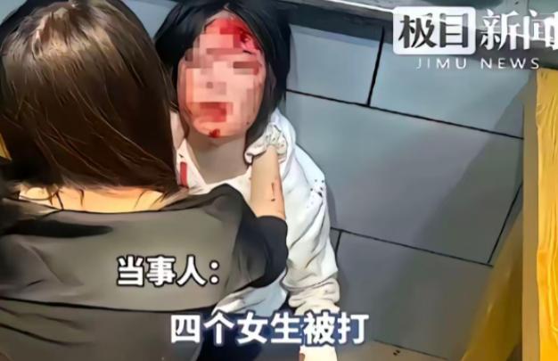 河北一家饭店，几个高中小姑娘坐一块吃饭，几个陌生男人走到饭桌跟前，凑过来跟这几个