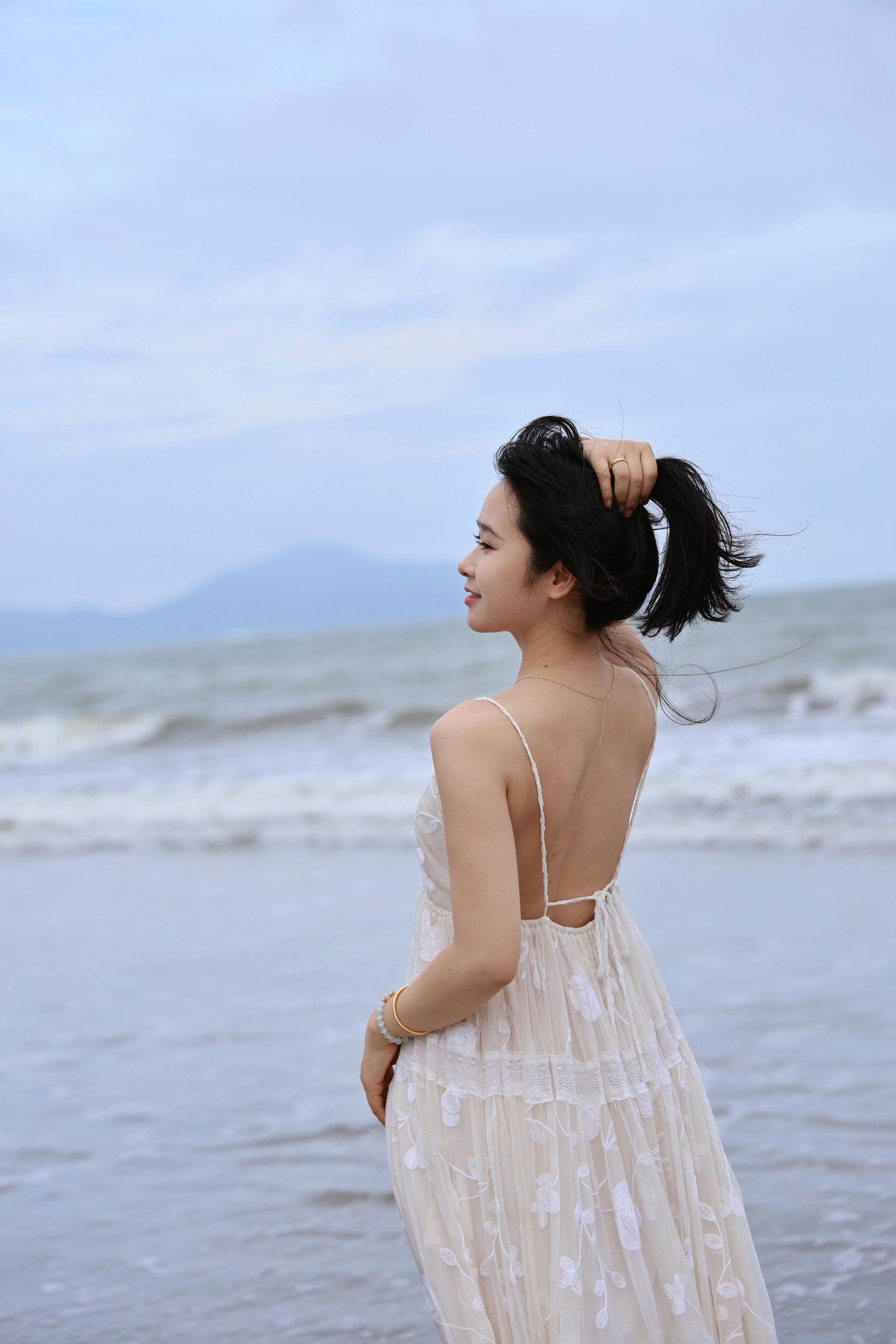 夏天的海边当然要拍照了