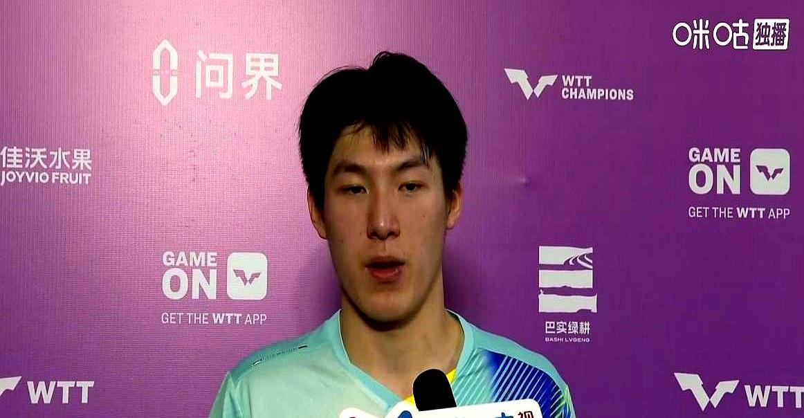 国乒00后赢球，敢把自己的赢球密码直接说透。
 
昨天WTT重庆冠军赛首轮，19