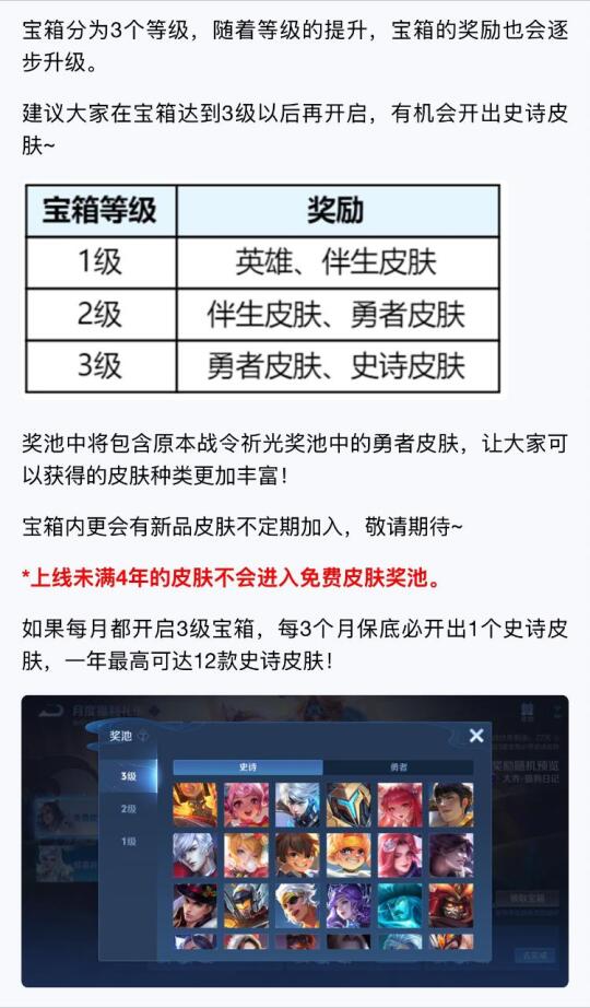 以后直售史诗四年后就可以白拿了
