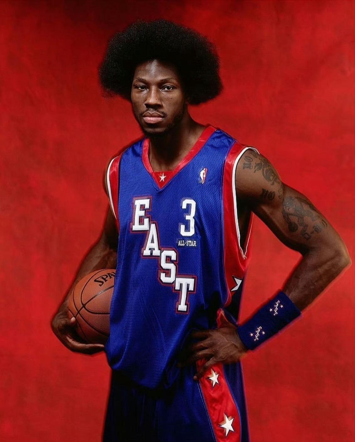 2004年的NBA全明星赛定妆照，真是满满的回忆