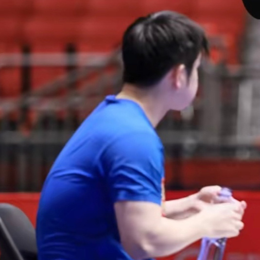 樊振东的脸颊肉！ 