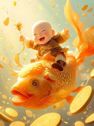 好运“锦鲤”见者好运 ​​​