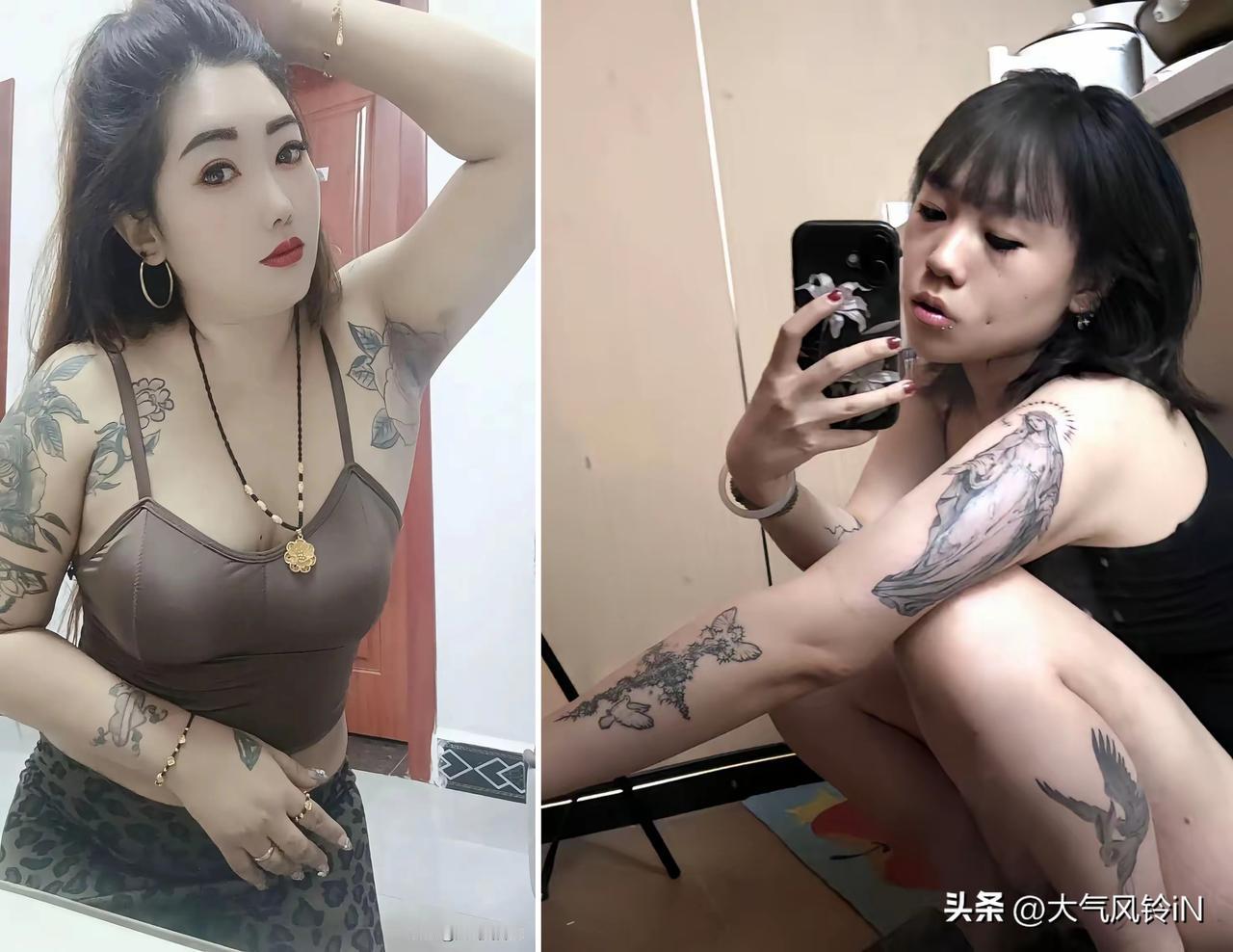 临近夏天，大街上纹身的帅哥美女也越来越多啦，看得我心痒痒！
前两天终于拉着闺蜜一