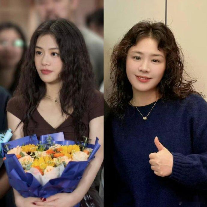 马思纯烫发马思纯 喊大家要开始烫发准备过春节了。烫得好，你就是邻家小妹妹。烫得妙