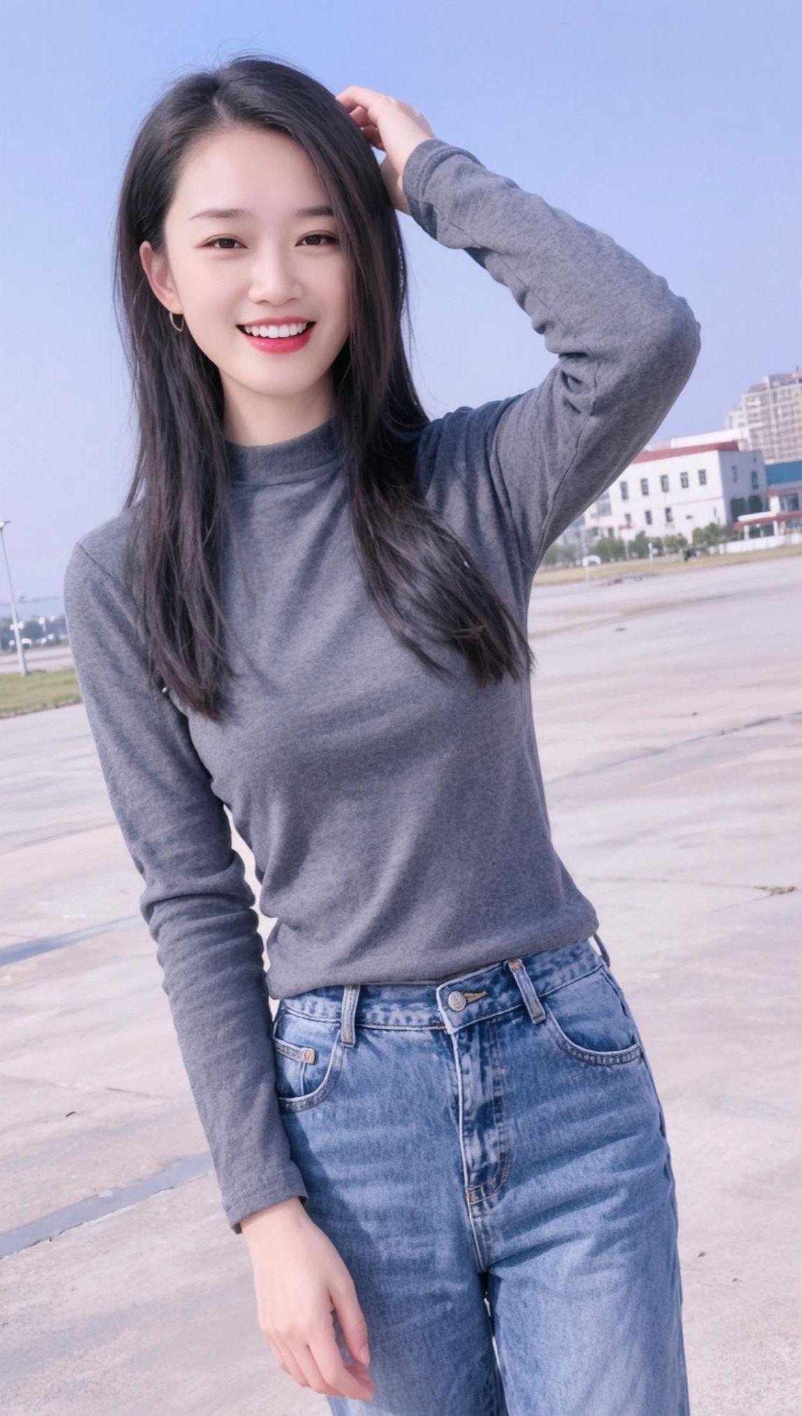 AI清新随拍 抖音ai创作 穿搭