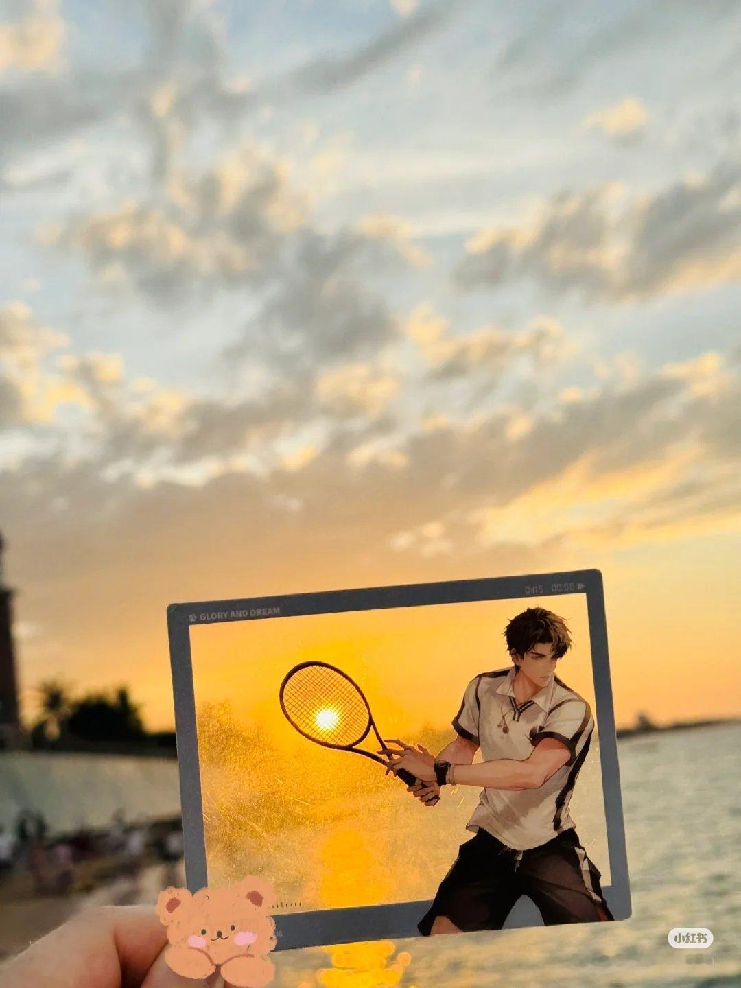 柏源&落日 论柏源透卡和夕阳的适配度[哇]#柏源透卡# #世界之外# ​​​