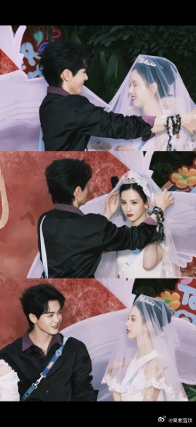 曾舜晞差点复刻经典头纱吻曾舜晞陈都灵这真的不是在结婚吗曾舜晞差点复刻经典头纱吻曾