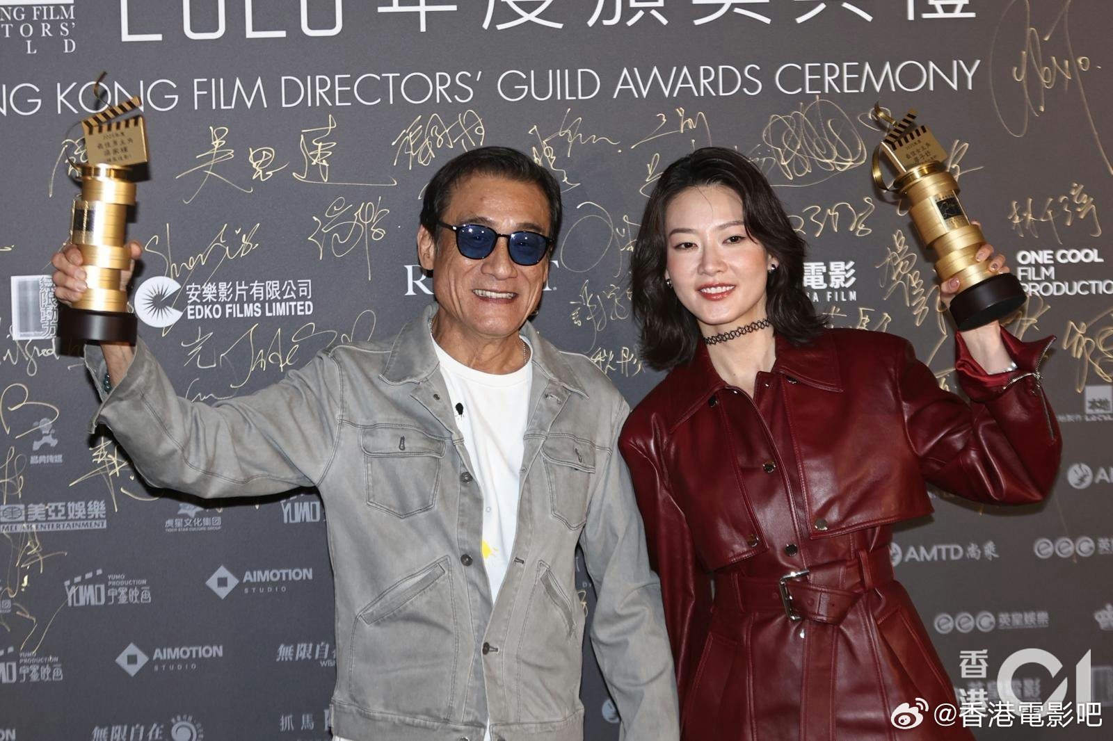 「香港电影导演会周年晚宴暨年度颁奖典礼」今晚举行，梁家辉和廖子妤拿下影帝影后。完