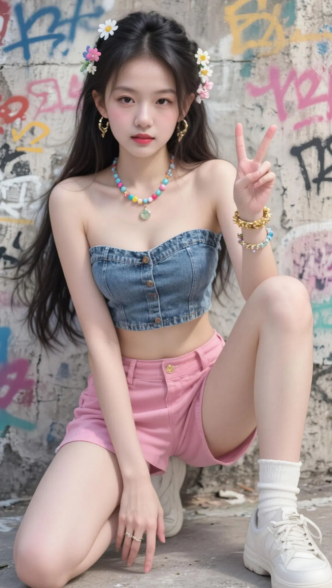 甜酷风写真 ai创作