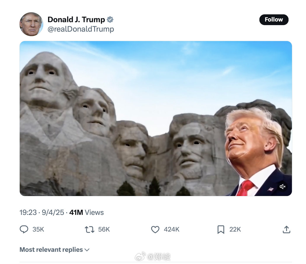 老头有两大执念：一个诺贝尔，一个拉什摩尔。 ​​​