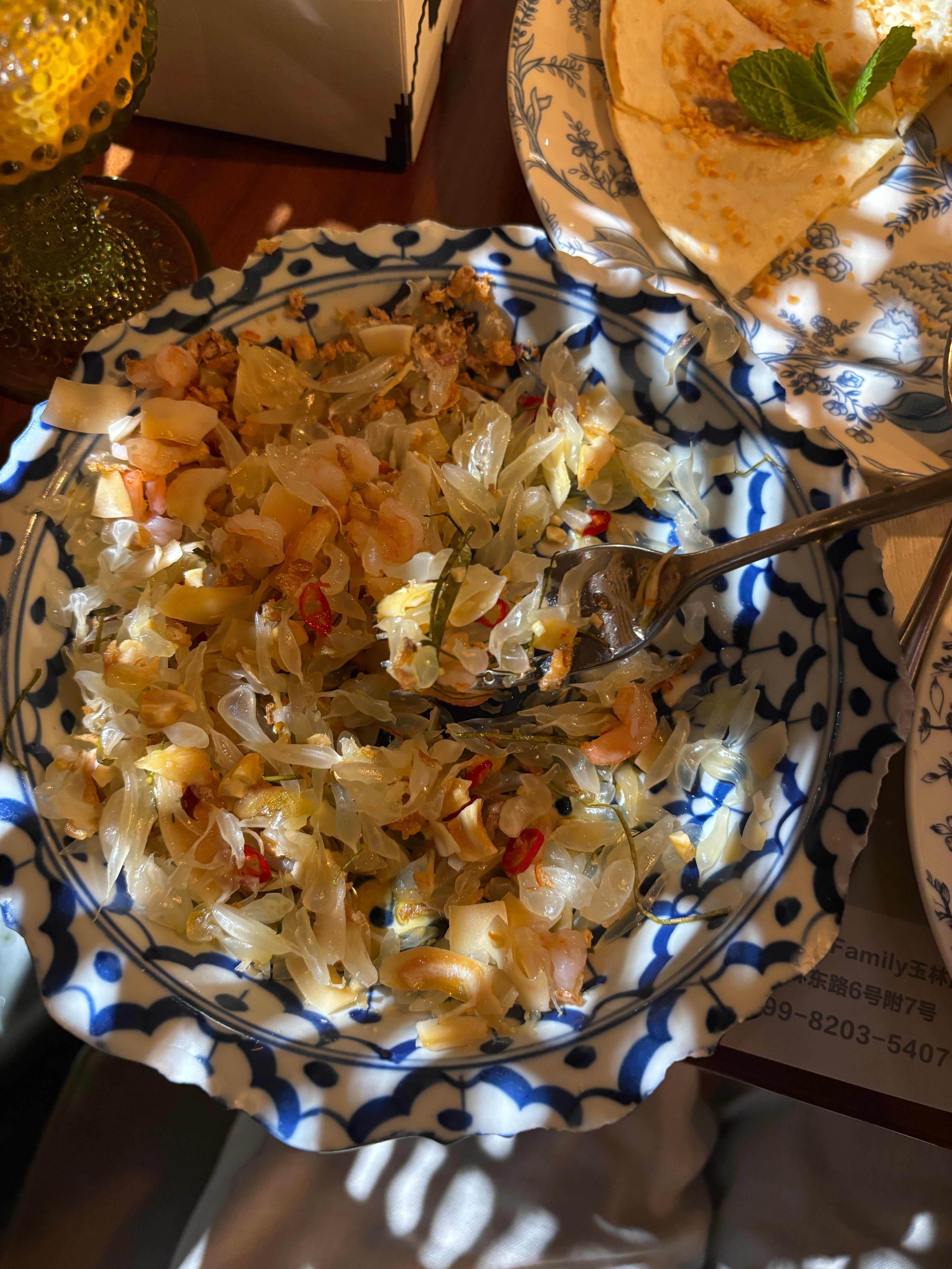 柚子沙拉！！！终于吃到🥗 ​​​