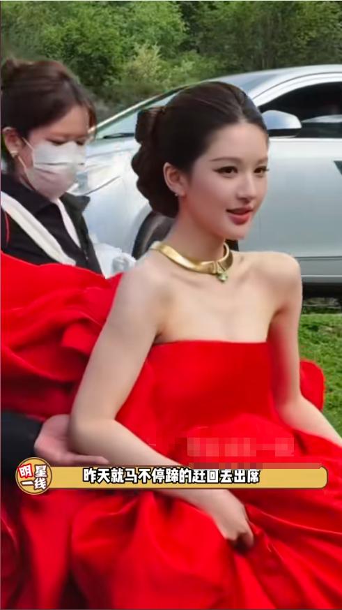 赵露思昨天还在九寨沟穿高定当“红毯女王”，今天就回泸州农村扎麻花辫给奶奶过80大