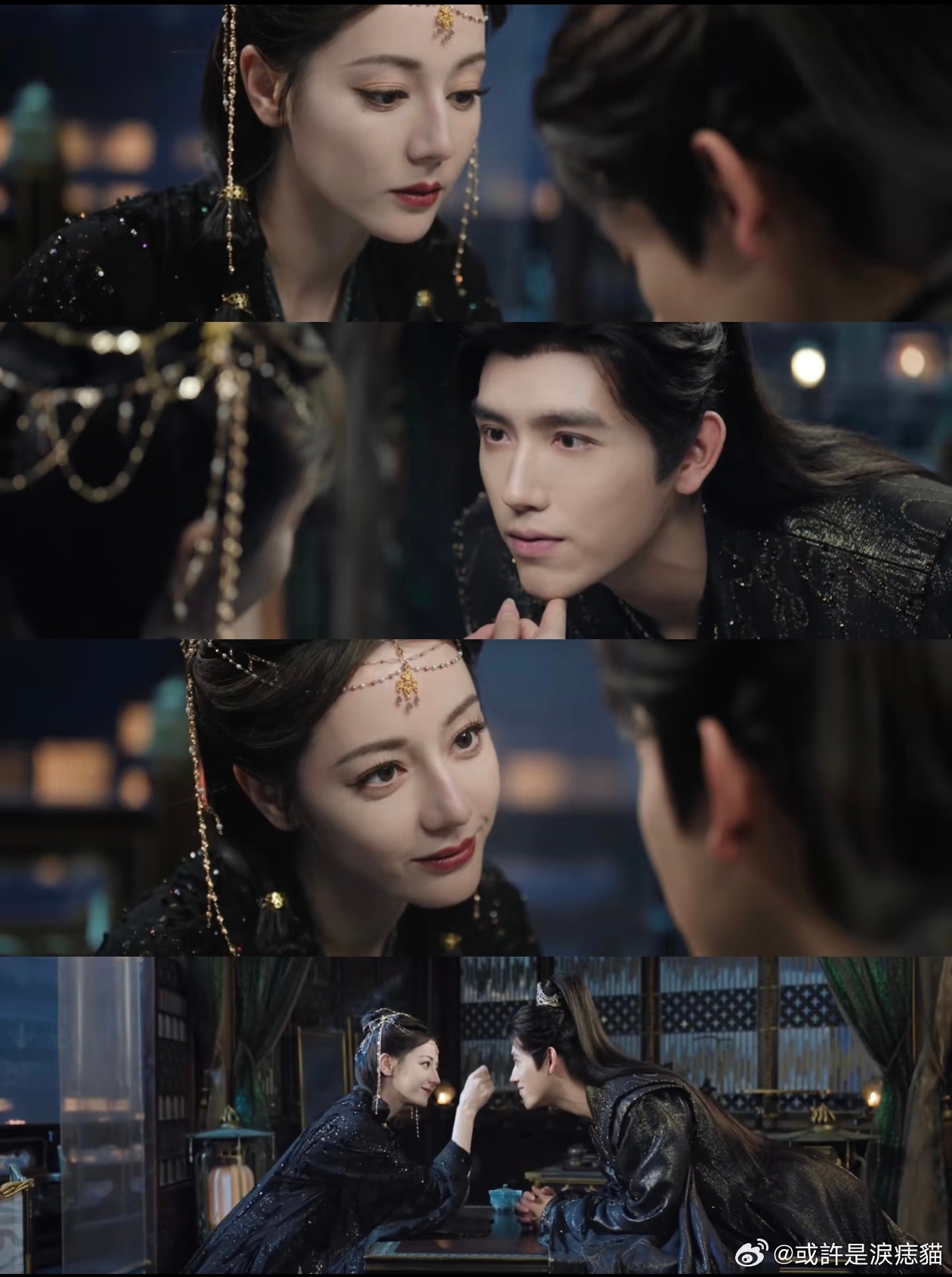 白日提灯迪丽热巴亲哭陈飞宇白日提灯贺思慕强吻段胥 男人的眼泪配上姐姐的狠劲，这对